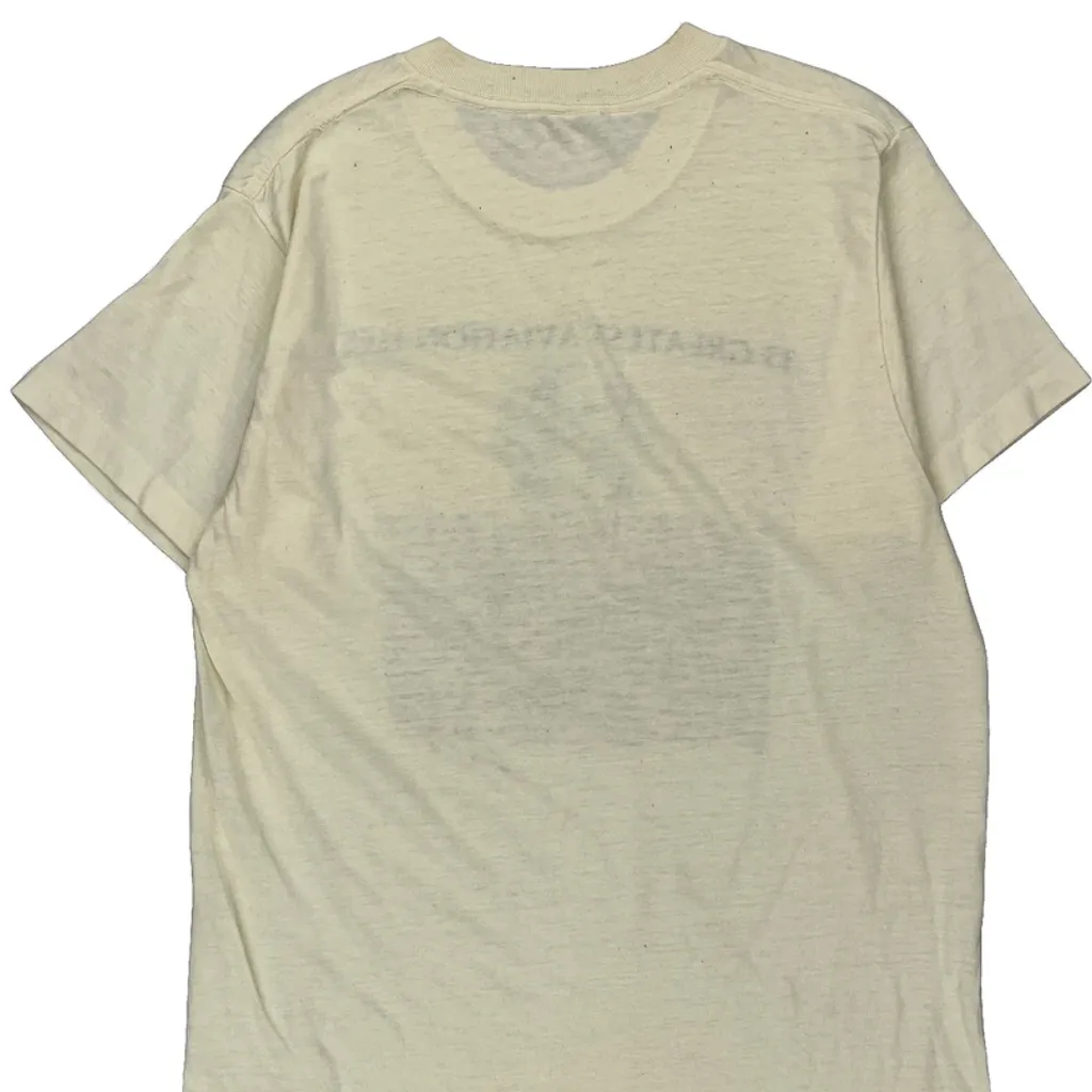 33 Greatest Aviation Lies Anvil T-Shirt - Large Cream Cotton Blend - Image 7