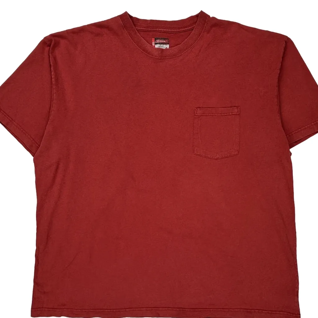 Anvil T-Shirt - 2XL Red Cotton - Image 4
