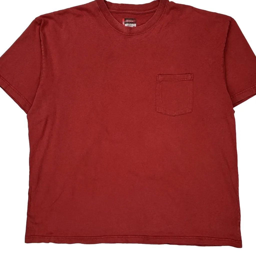 Anvil T-Shirt - 2XL Red Cotton - Image 5