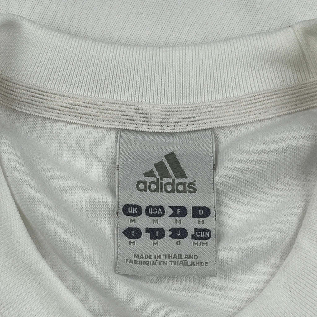 Bay Soccer Club Adidas Football Jersey - Medium White Polyester - Image 3