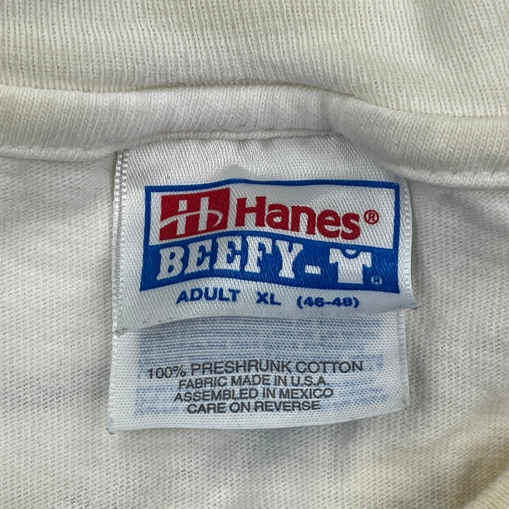 California Back 2 Back 1997 Hanes Graphic T-Shirt - XL White Cotton - Image 3