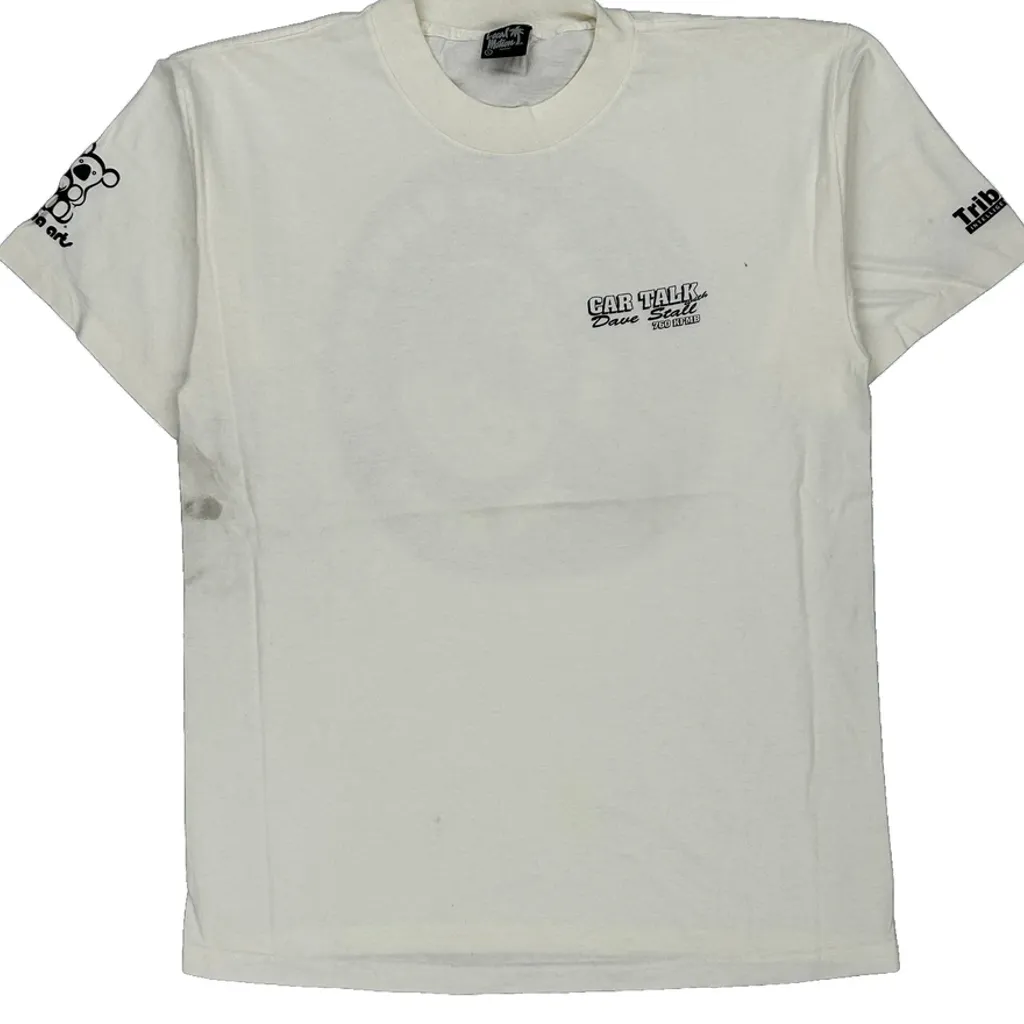 Car Talk With Dave Stall Local Motion Single Stitch T-Shirt - Large White Cotton - Image 4