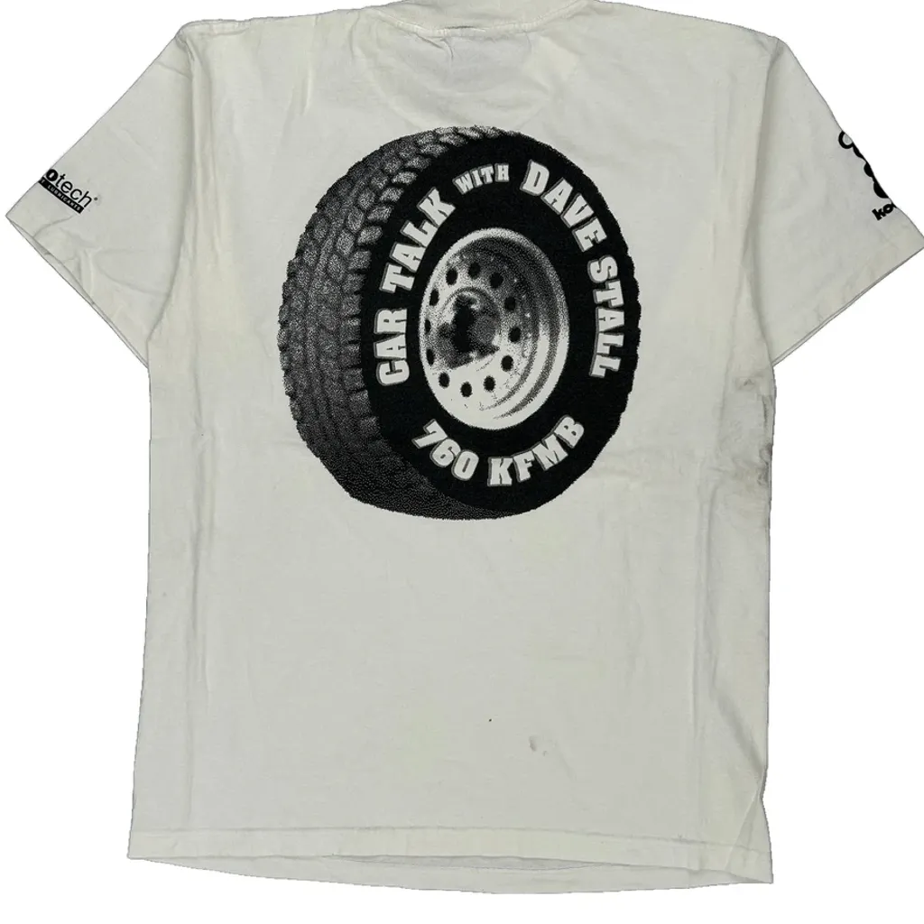 Car Talk With Dave Stall Local Motion Single Stitch T-Shirt - Large White Cotton - Image 6