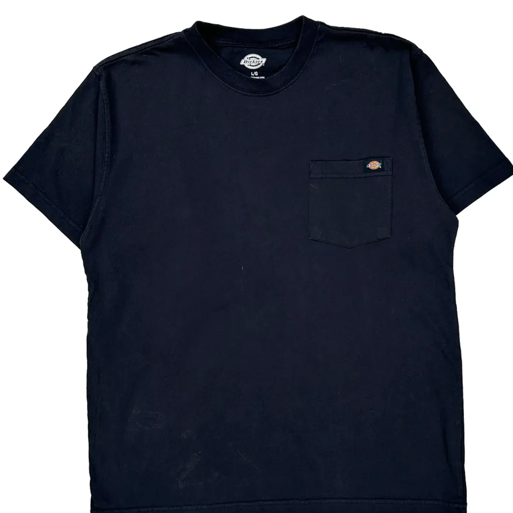 Dickies T-Shirt - Large Black Cotton - Image 4