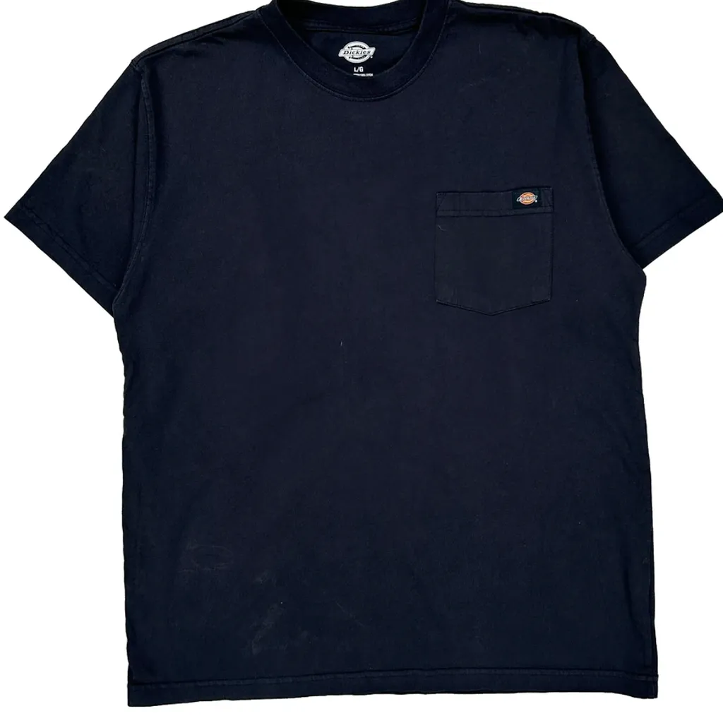 Dickies T-Shirt - Large Black Cotton - Image 5