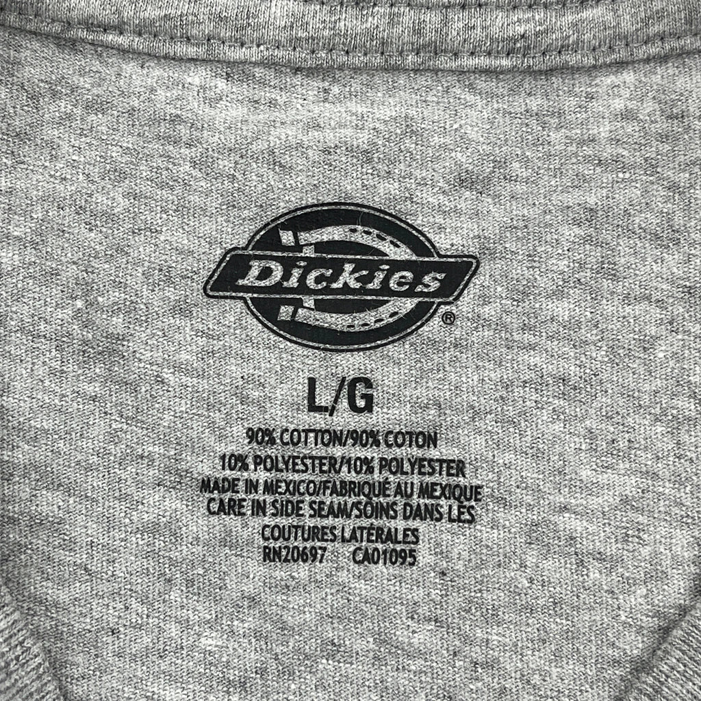 Dickies T-Shirt - Large Gray Cotton - Image 3