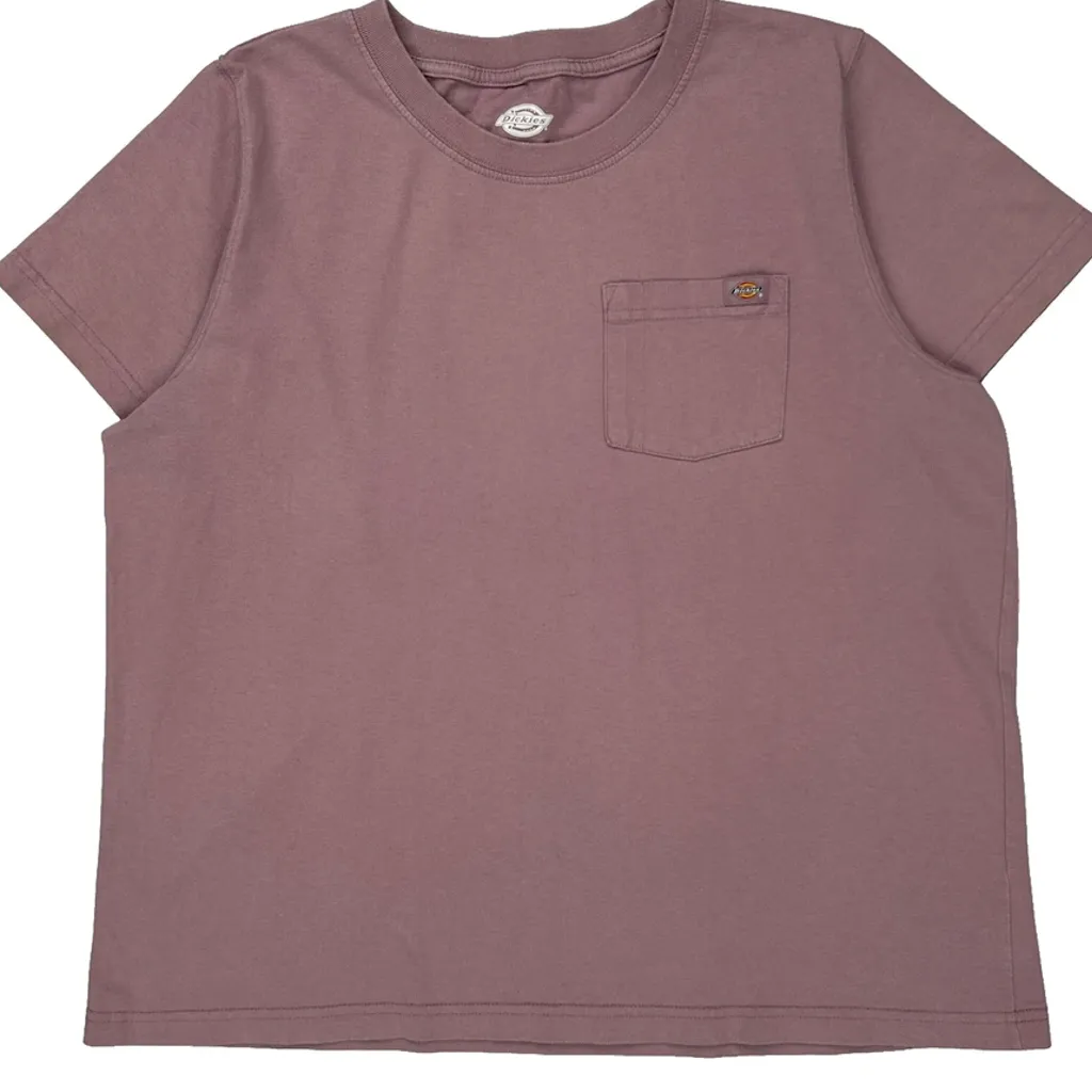 Dickies T-Shirt - XL Purple Cotton - Image 5