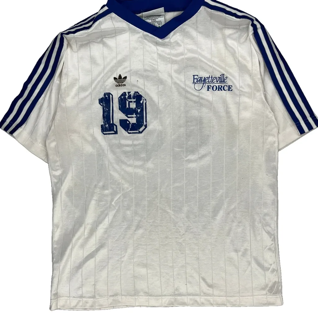 Fayetteville Force Adidas Football Jersey - Large Blue Polyester - Image 5