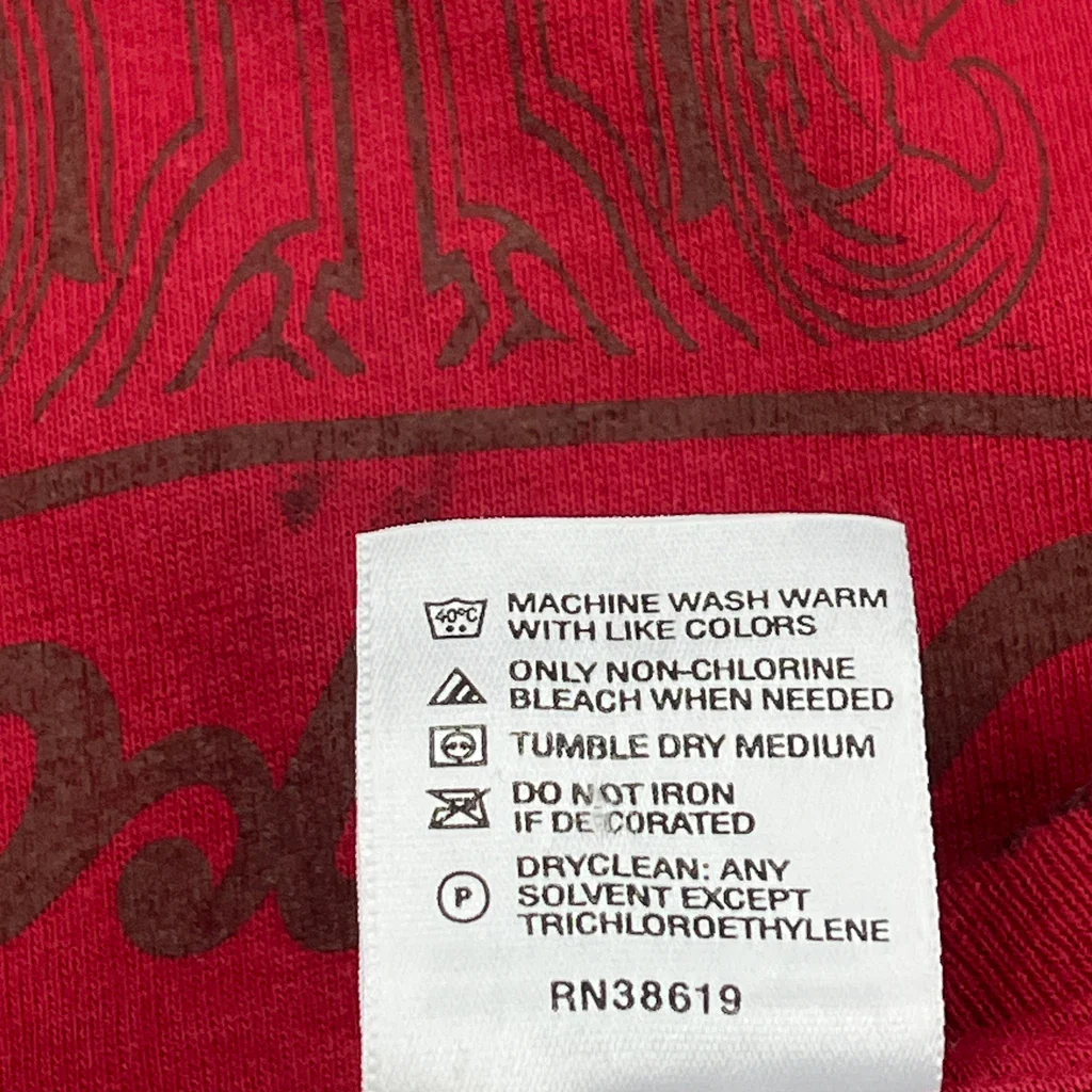 Ford Anvil Graphic T-Shirt - Large Red Cotton - Image 4