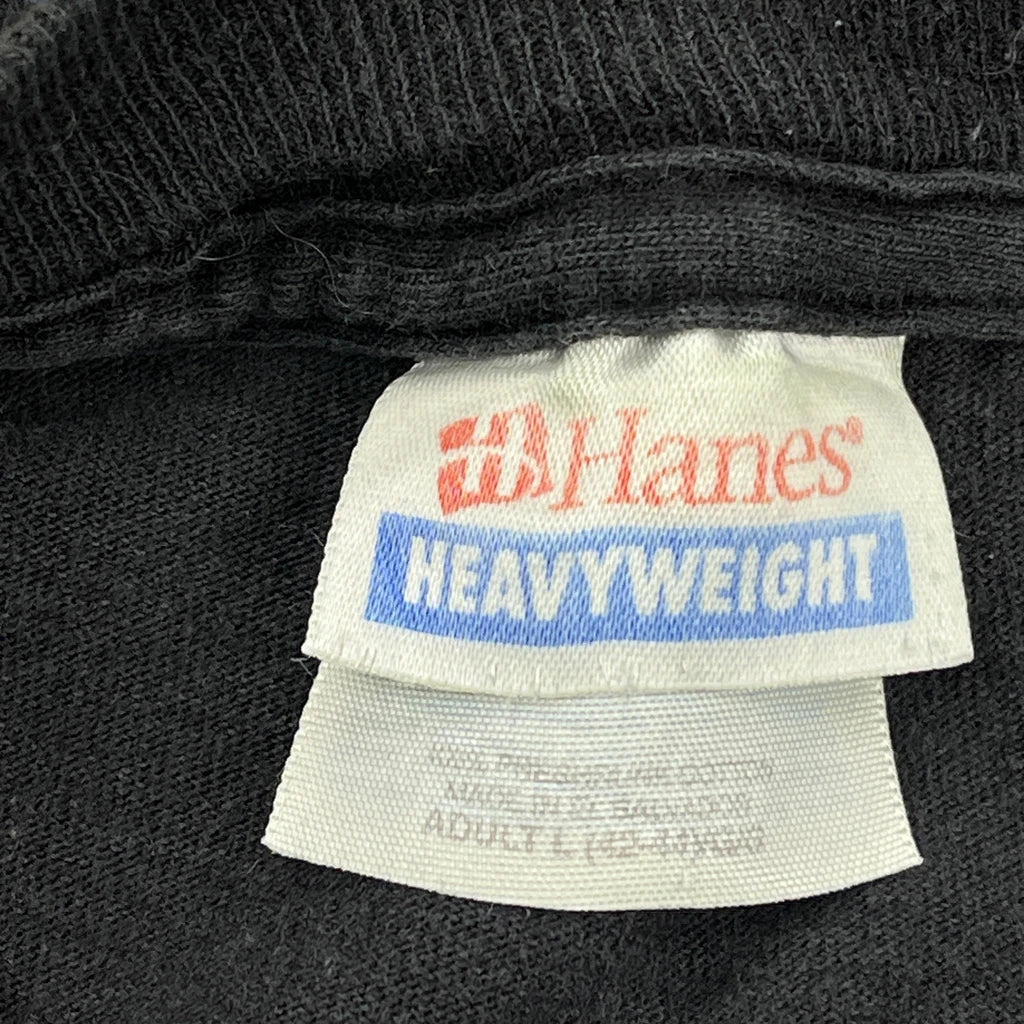 Hanes Graphic T-Shirt - Large Black Cotton - Image 3