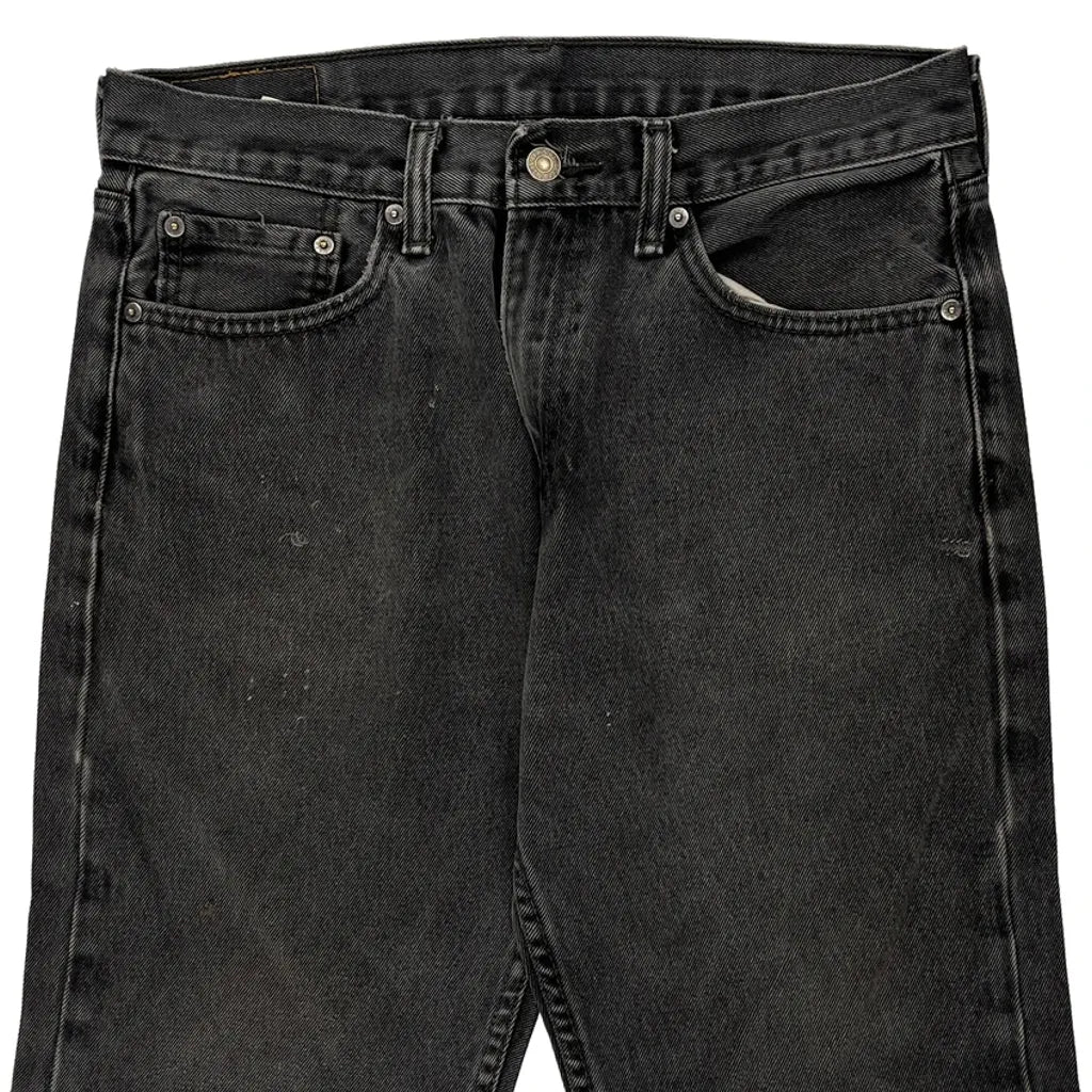 Levis Denim Shorts - 32W 9L Black Cotton - Image 9