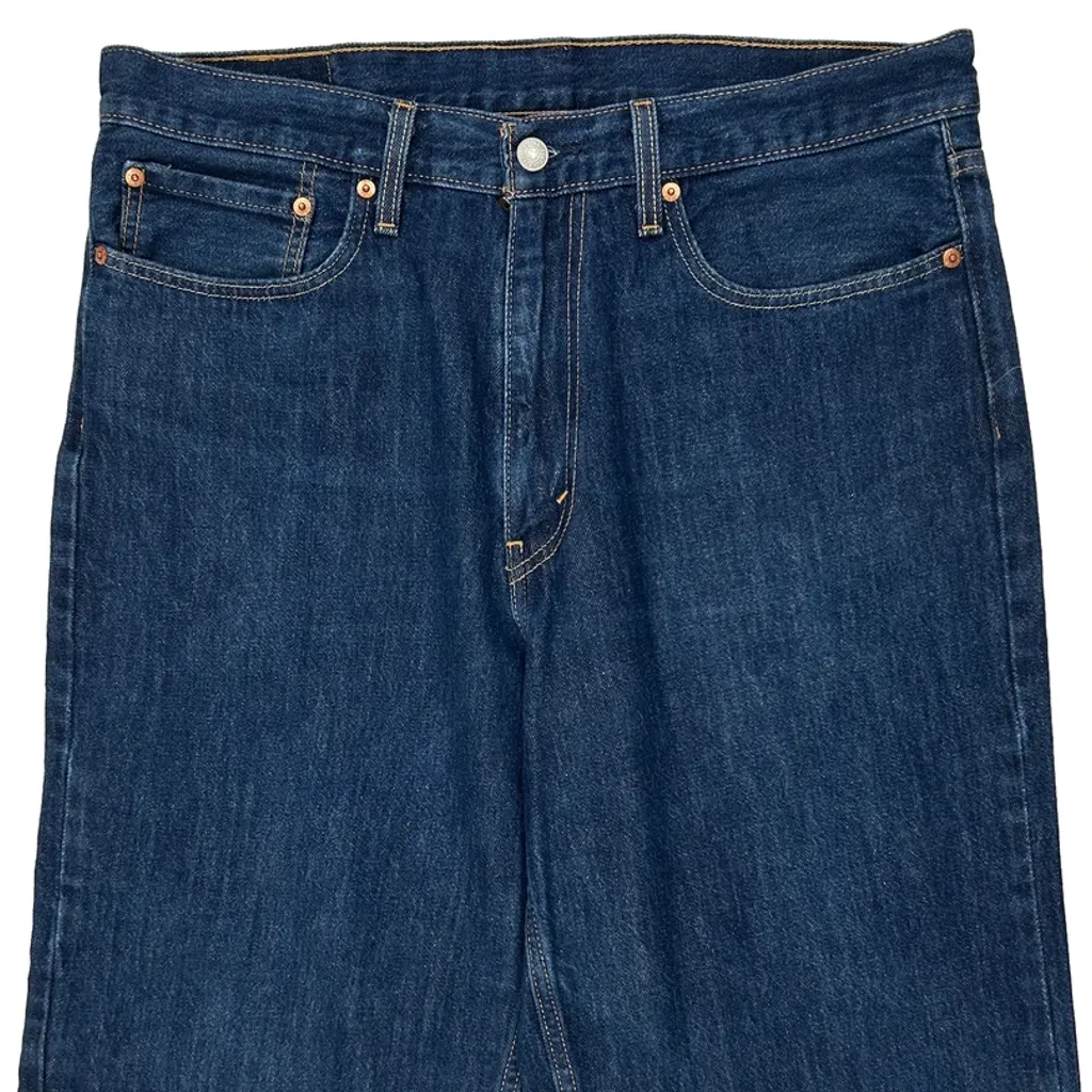 Levis Denim Shorts - 34W 11L Blue Denim - Image 8