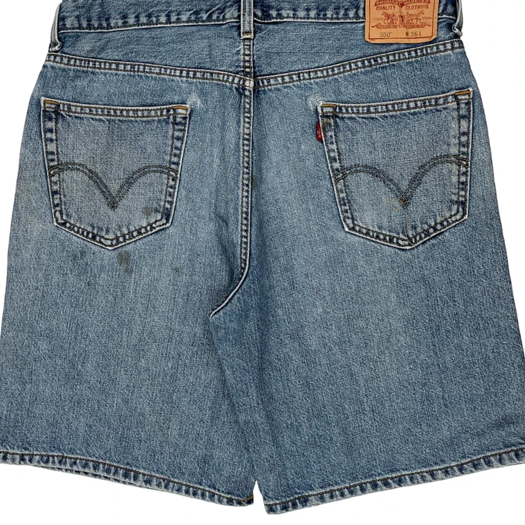 Levis Denim Shorts - 36W 9L Blue Cotton - Image 8