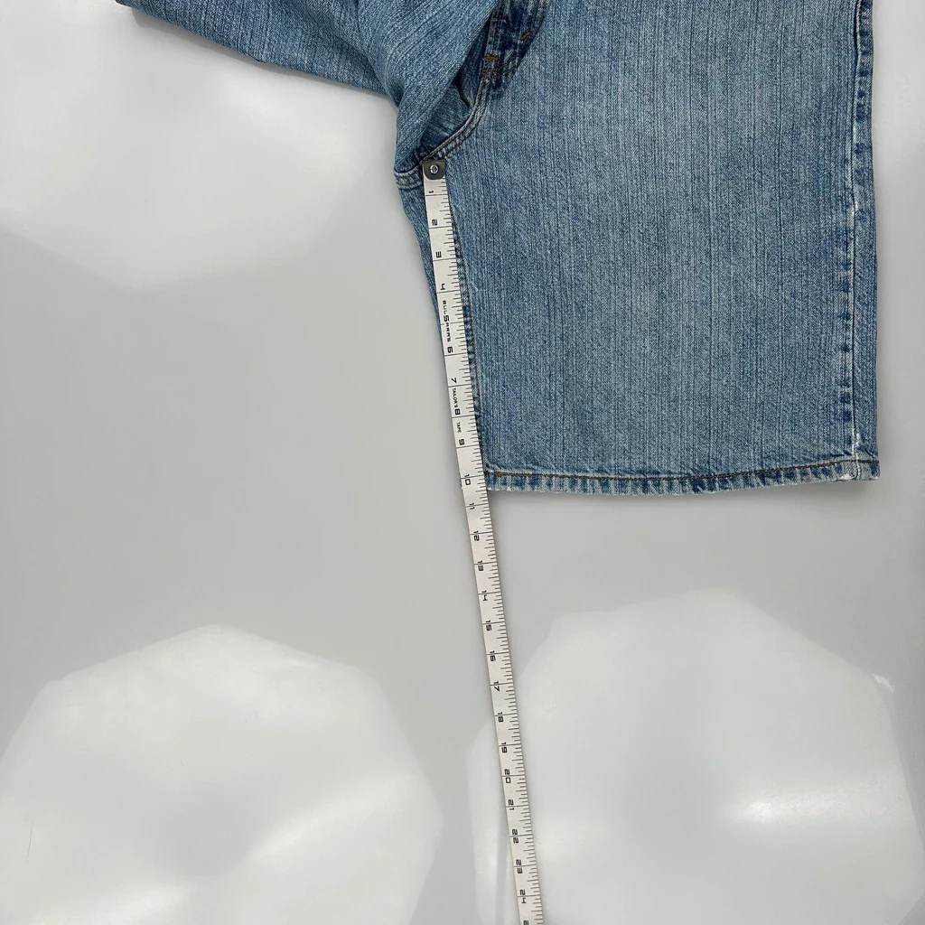 Levis Denim Shorts - 38W 11L Blue Cotton - Image 5