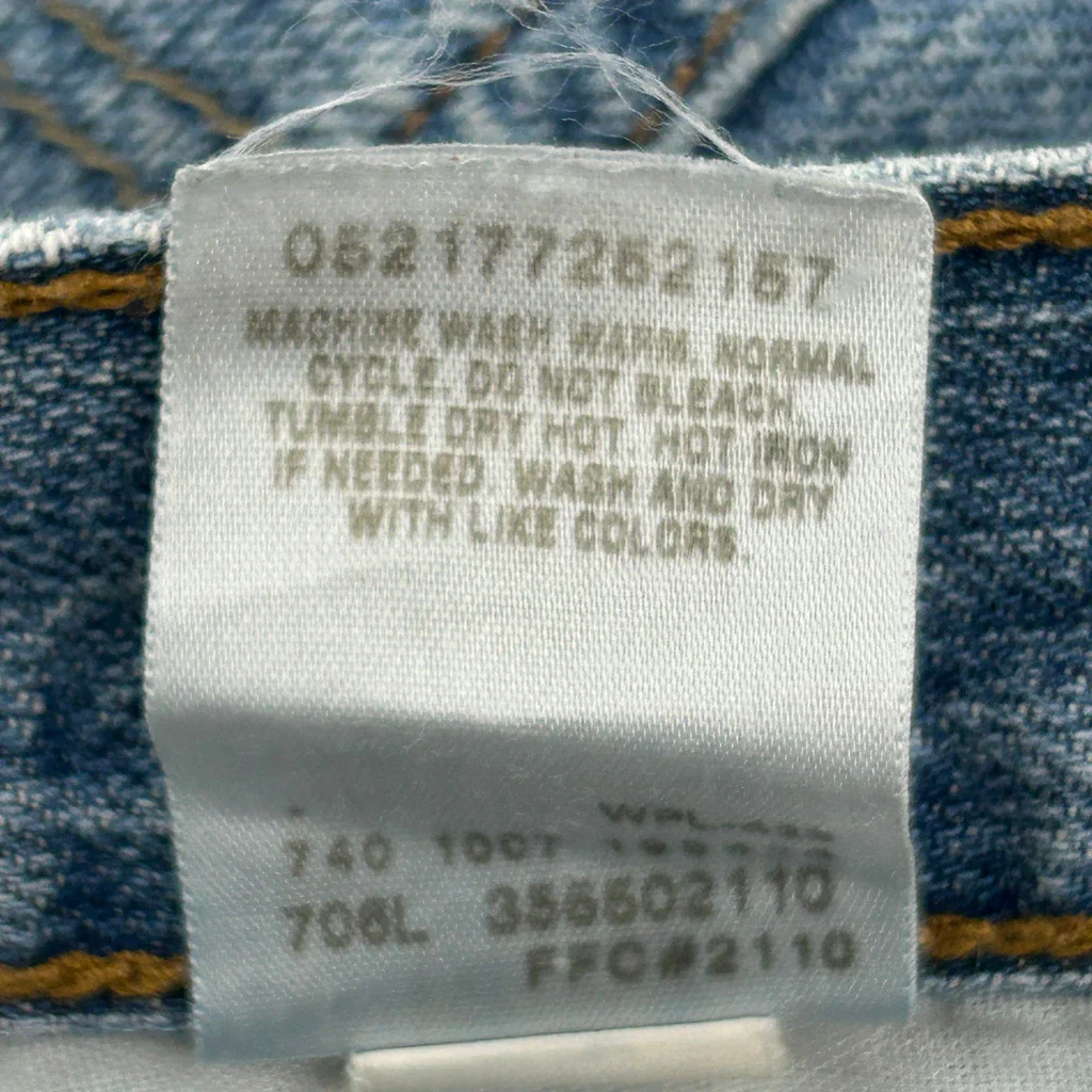 Levis Denim Shorts - 38W 11L Blue Cotton - Image 7