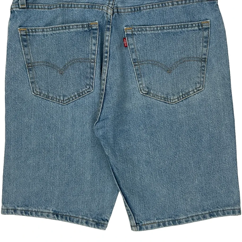 Levis Denim Shorts - 34W 11L Light Wash Cotton - Image 8