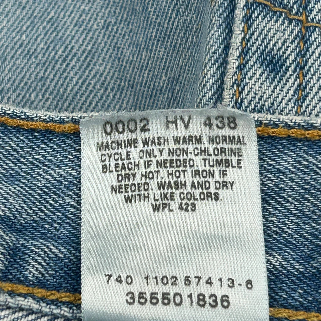 Levis Denim Shorts - 36W 9L Light Wash Cotton - Image 7