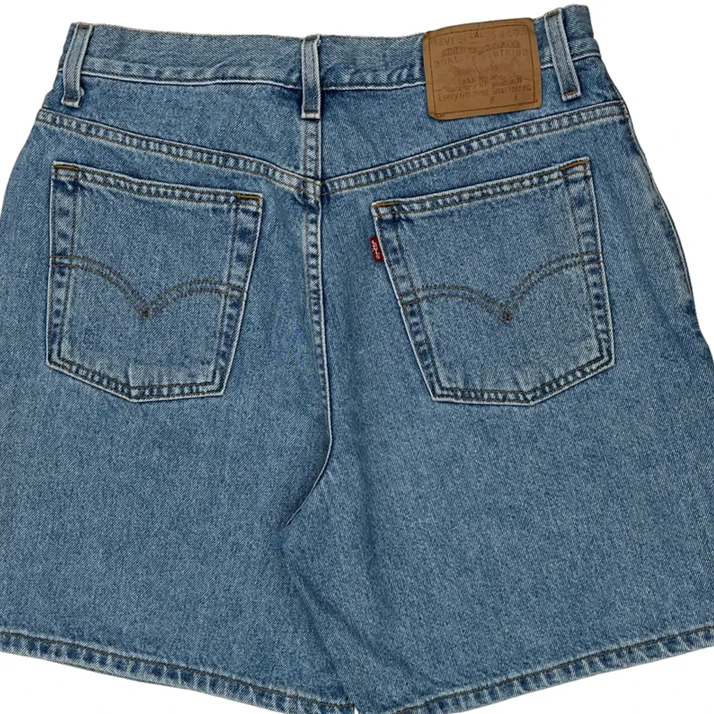 Levis Denim Shorts - 32W US 10 Blue Cotton - Image 9