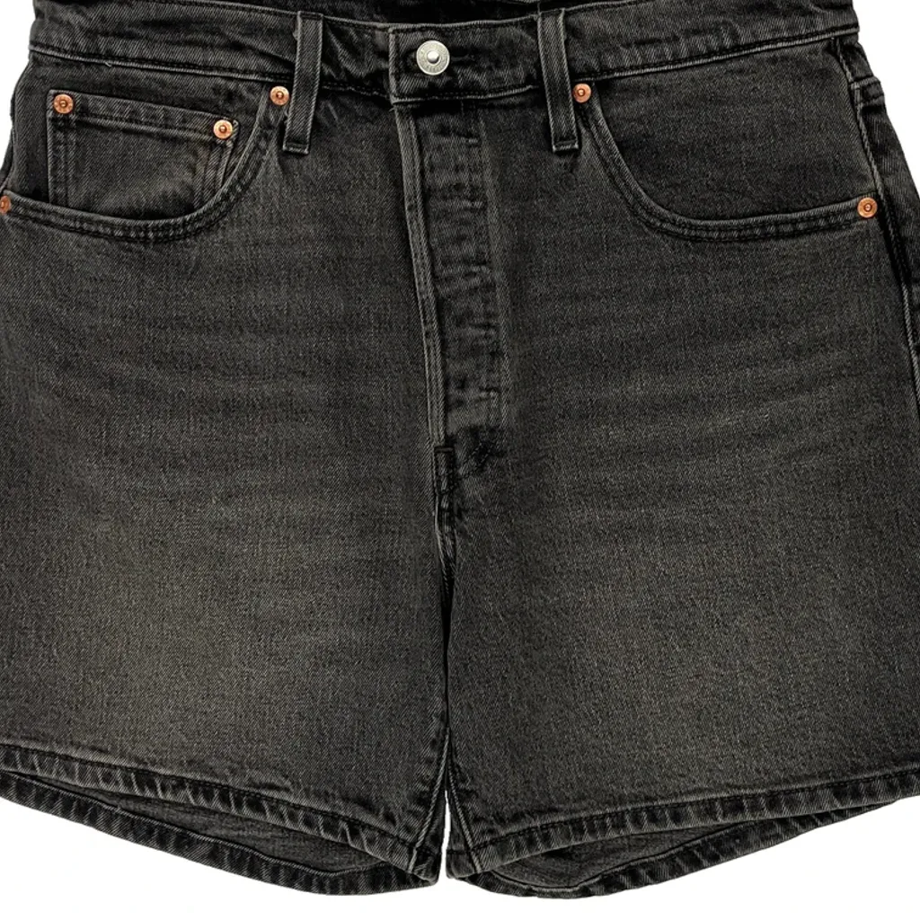 Levis Denim Shorts - 32W US 8 Gray Cotton - Image 9
