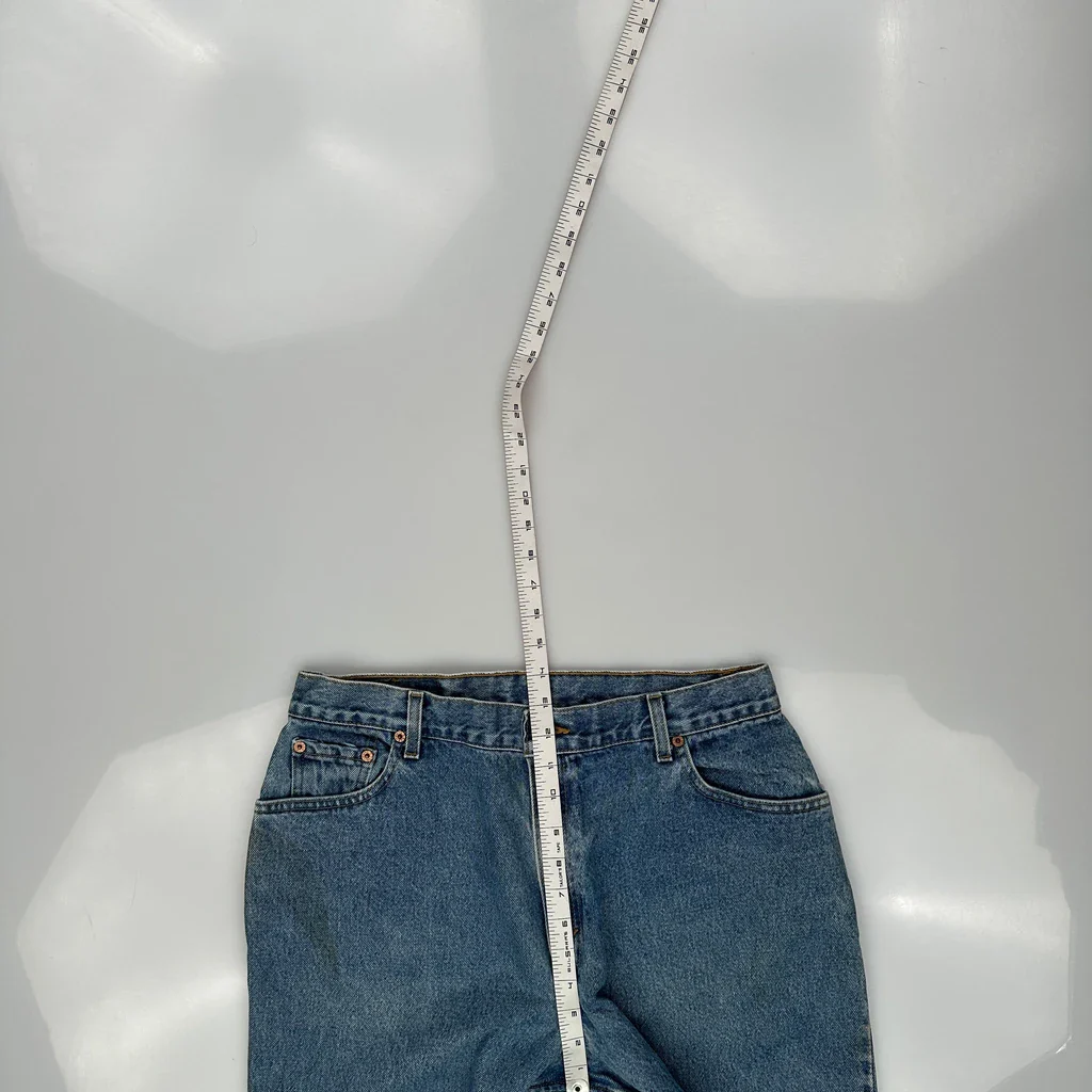 Levis 550 Jeans - 32W US 10 Blue Cotton - Image 4