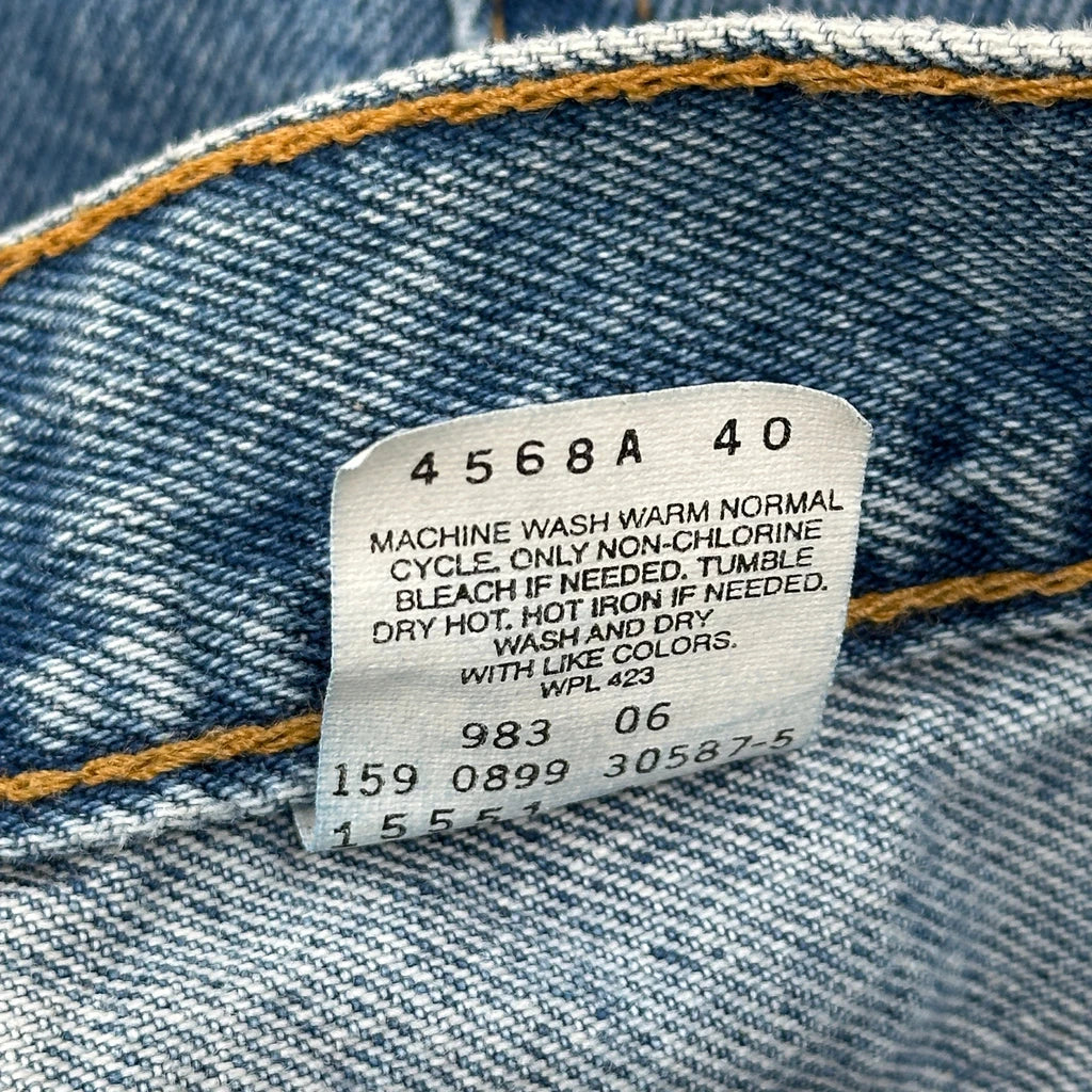 Levis 550 Jeans - 32W US 10 Blue Cotton - Image 7