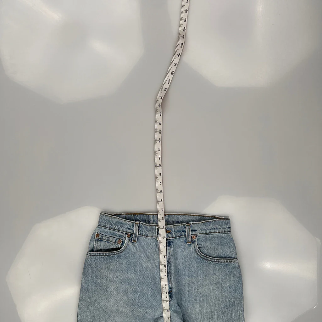 Made In Canada Levis 550 Jeans - 30W US 6 Light Wash Cotton - Image 4