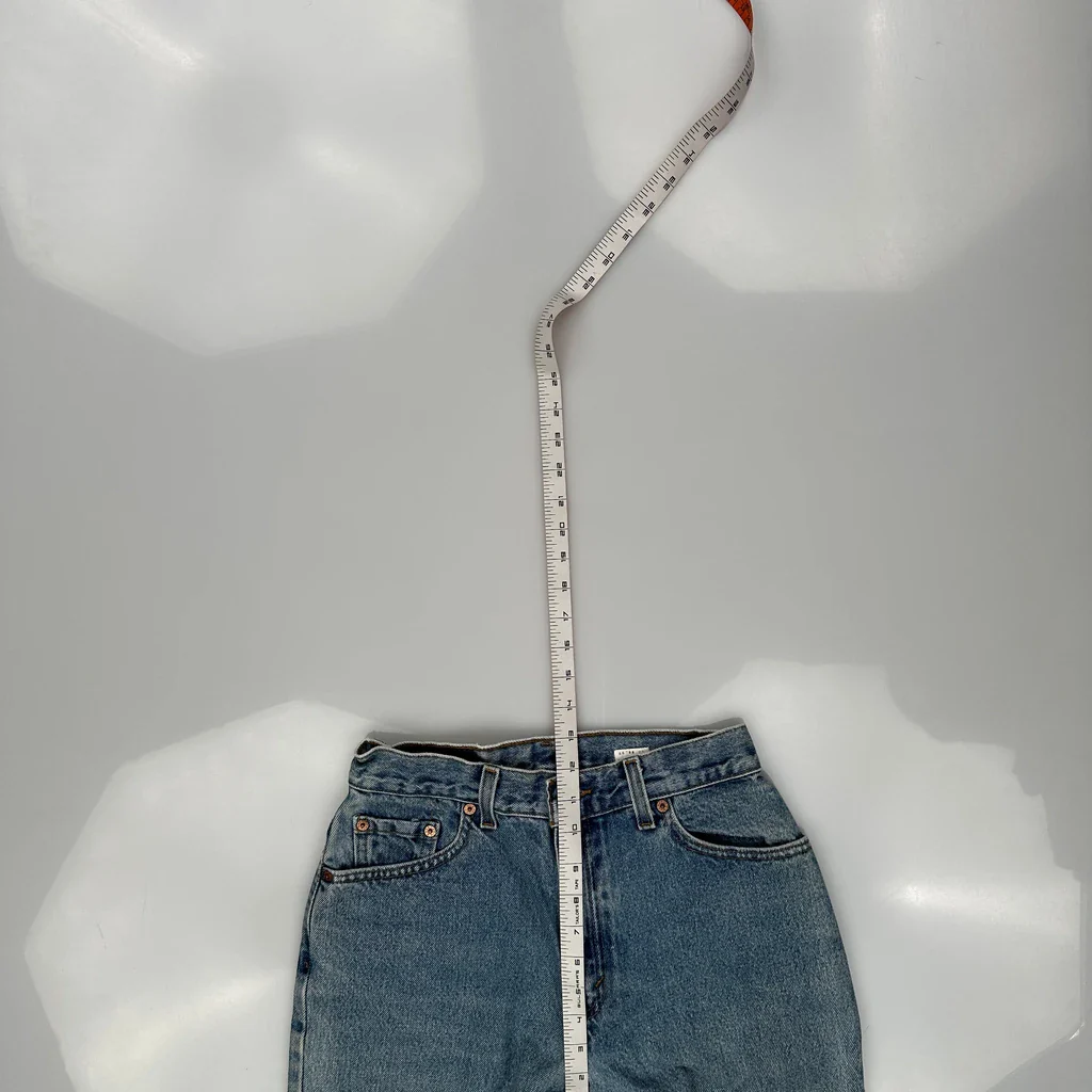 Made In USA Levis 550 Jeans - 27″ Waist Acid Wash Cotton - Image 3