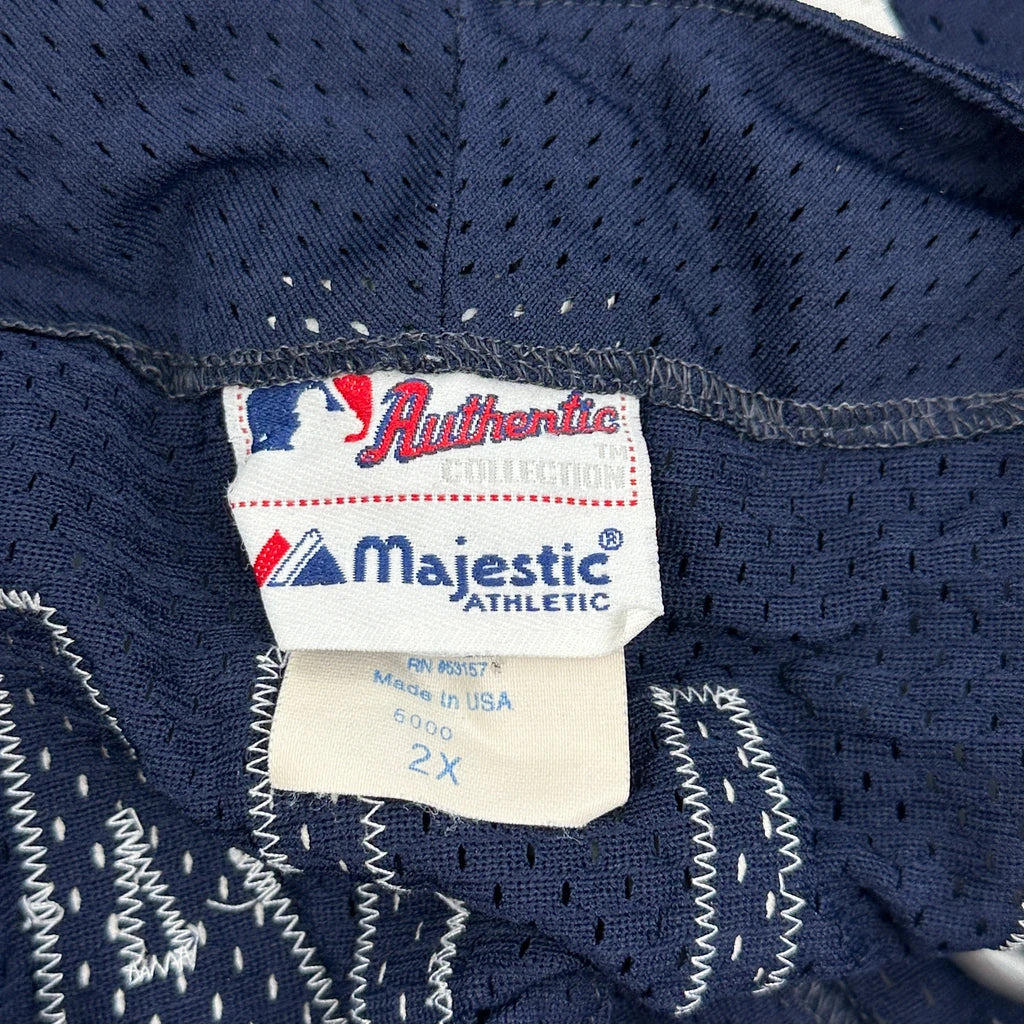 New York Yankees Majestic Mlb Jersey - 2XL Navy Polyester - Image 3