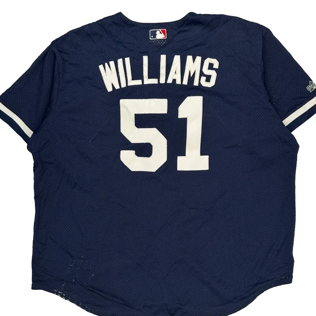 New York Yankees Majestic Mlb Jersey - 2XL Navy Polyester - Image 6