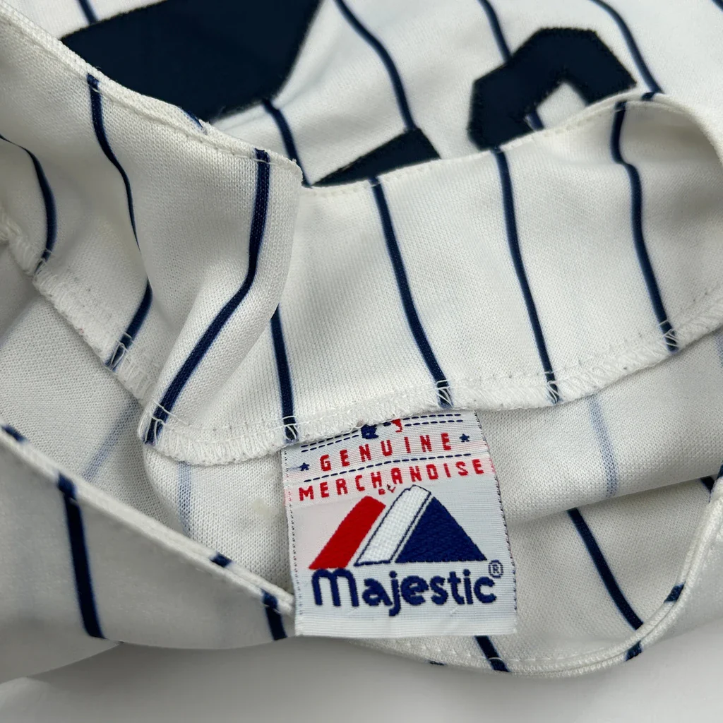 New York Yankees Majestic Mlb Jersey - 3XL White Polyester - Image 3