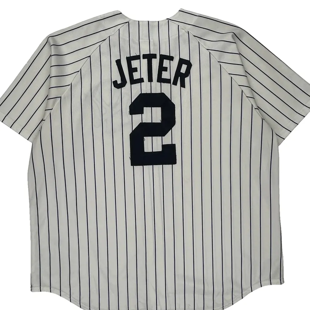 New York Yankees Majestic Mlb Jersey - 3XL White Polyester - Image 6