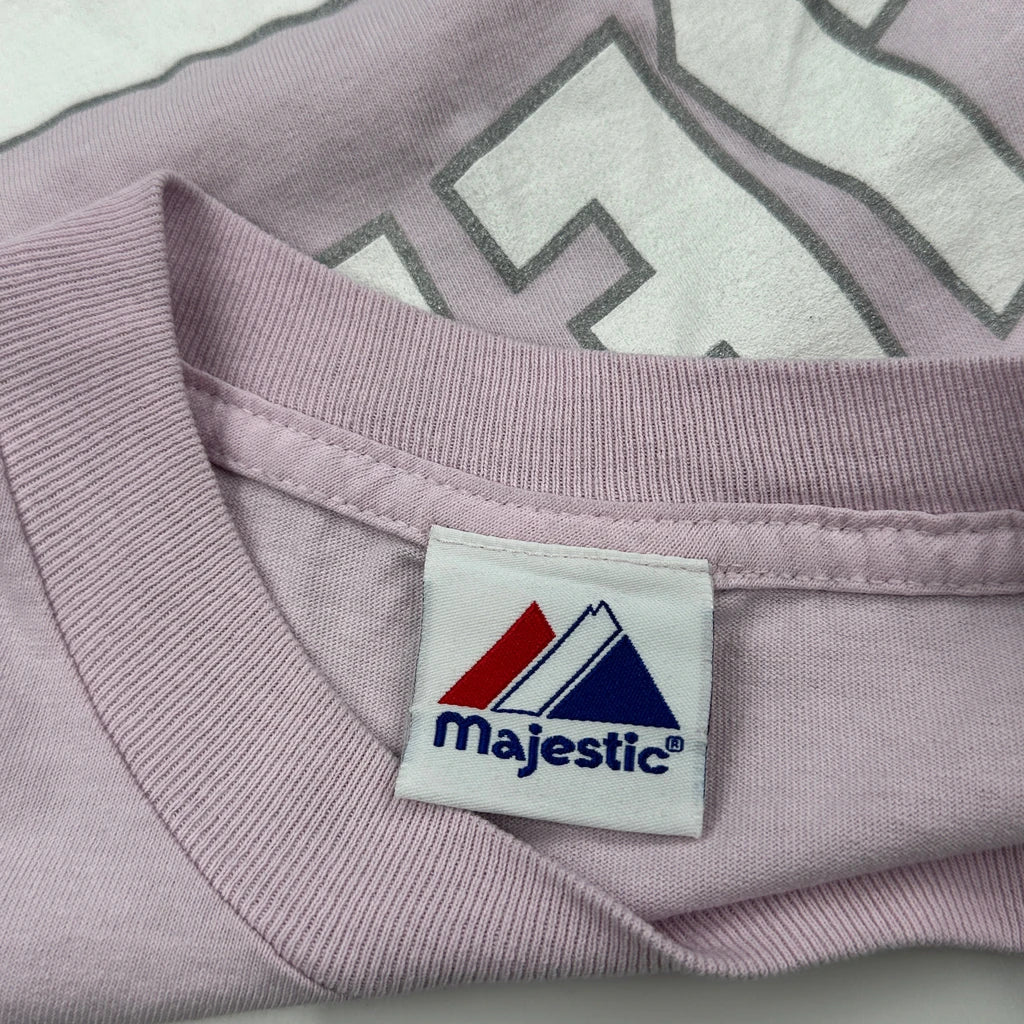 New York Yankees Majestic Mlb T-Shirt - XL Purple Cotton - Image 3