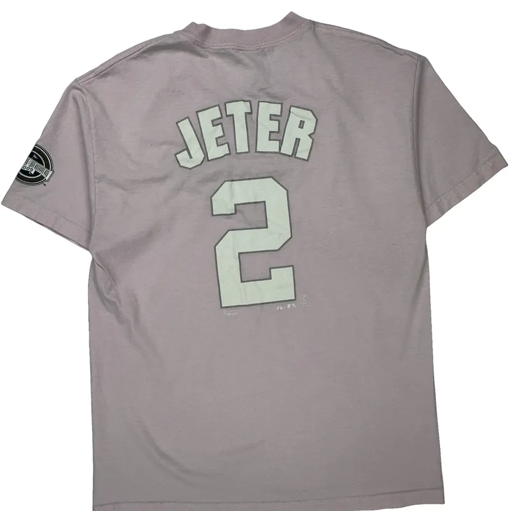 New York Yankees Majestic Mlb T-Shirt - XL Purple Cotton - Image 6