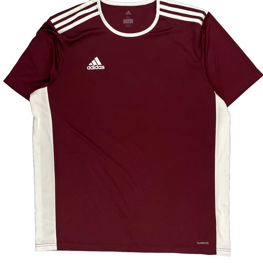 Number 18 Adidas Football Jersey - XL Burgundy Polyester - Image 4