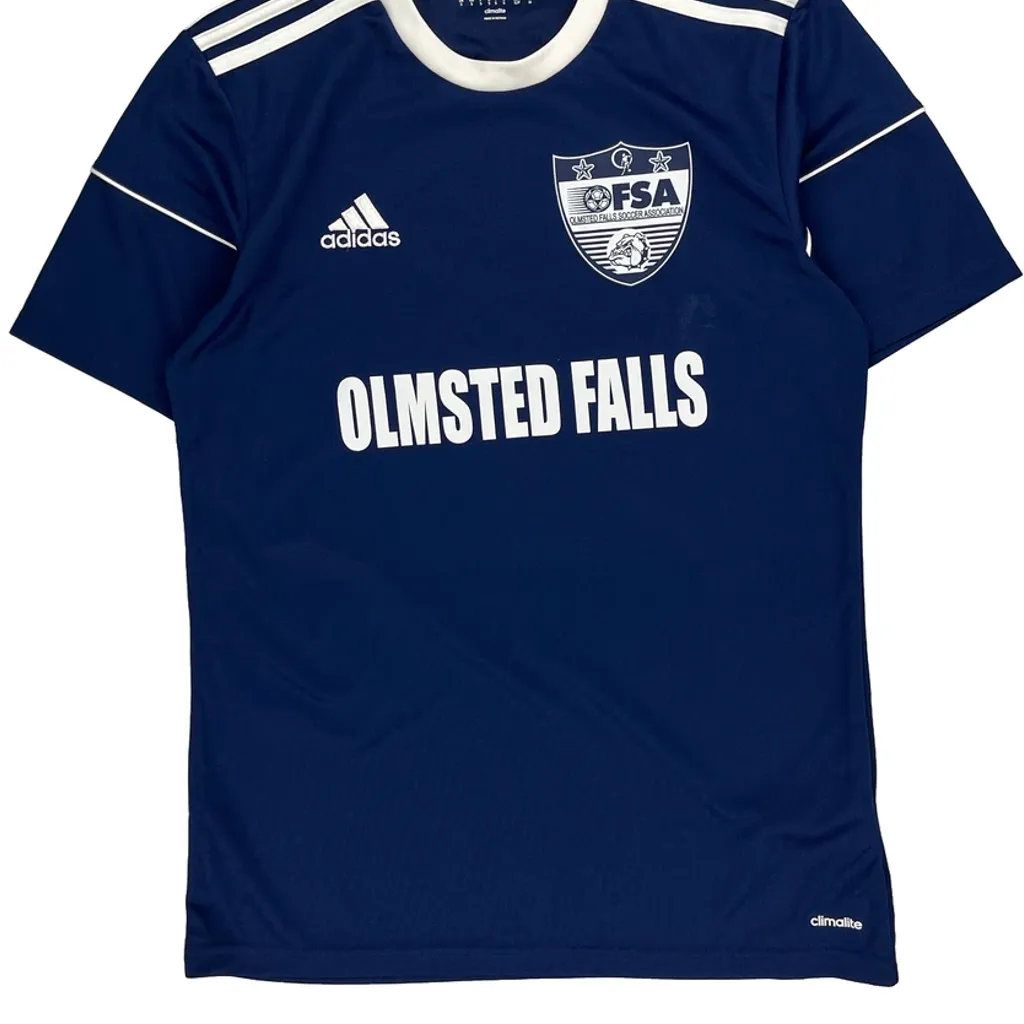 Olmsted Falls Soccer Association Adidas Football Jersey - Small Blue Polyester - Image 4