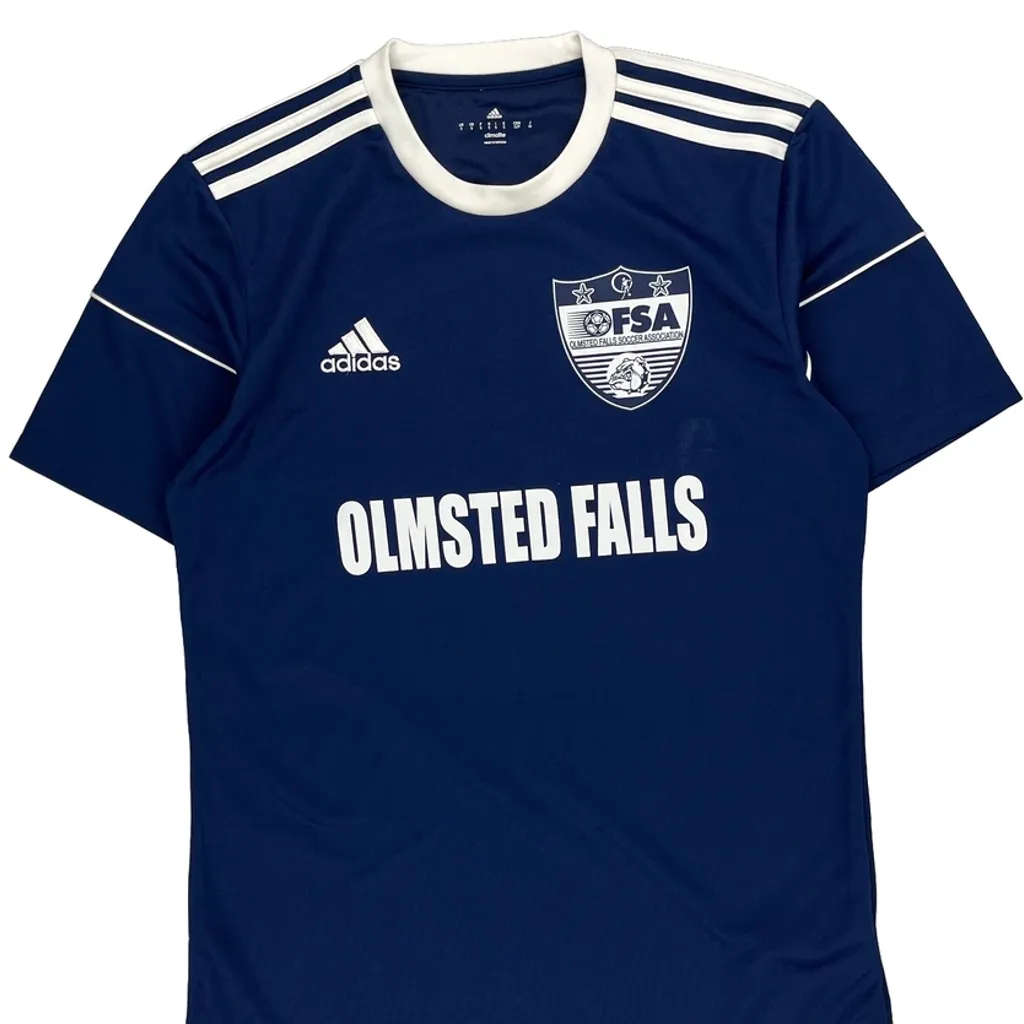 Olmsted Falls Soccer Association Adidas Football Jersey - Small Blue Polyester - Image 5