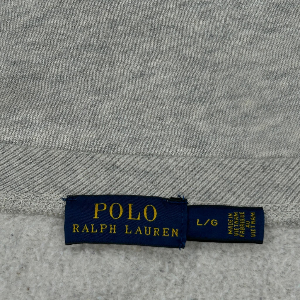 Polo By Ralph Lauren Sweatshirt - Large Grey Cotton - Image 3