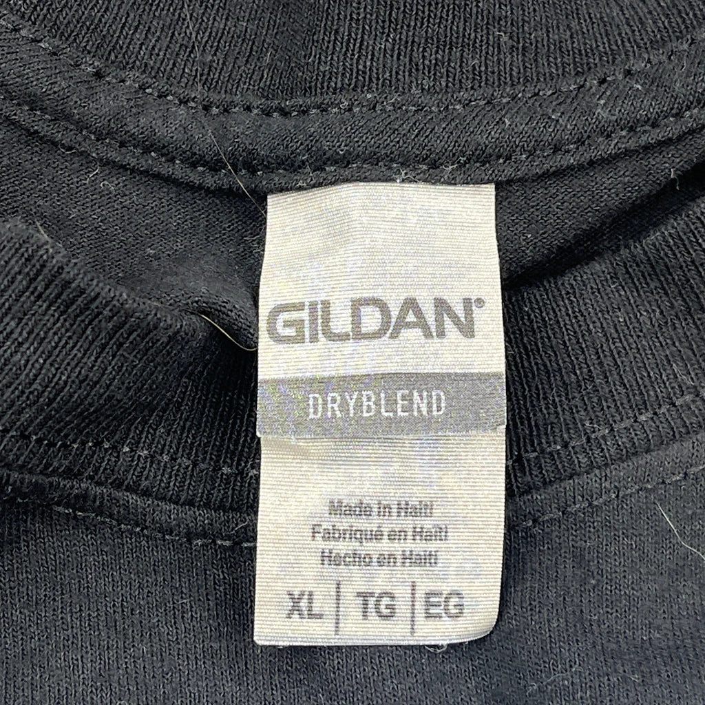 Racing Gildan Graphic T-Shirt - XL Black Cotton - Image 3
