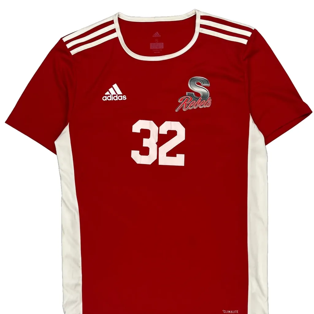 Rebels Adidas Football Jersey - Small Red Polyester - Image 5