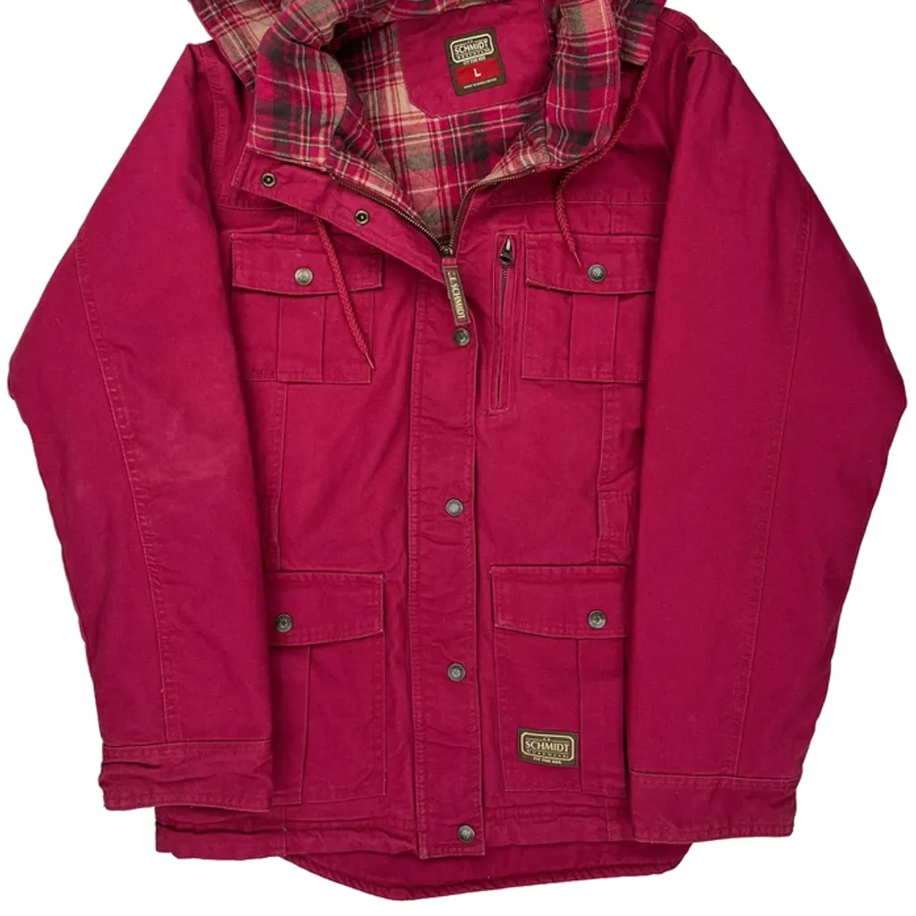 Schmidt Workwear Jacket - Large Red Cotton - Image 4