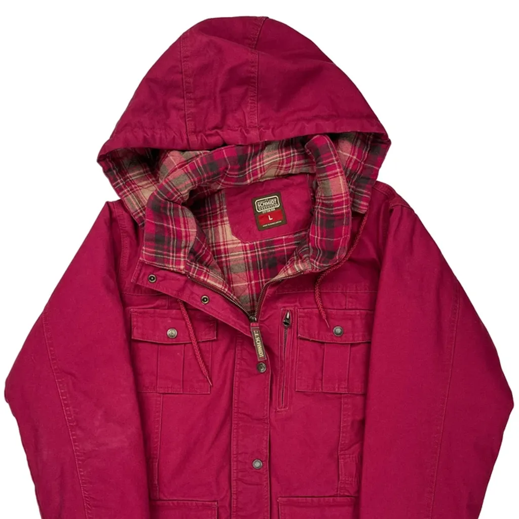 Schmidt Workwear Jacket - Large Red Cotton - Image 5