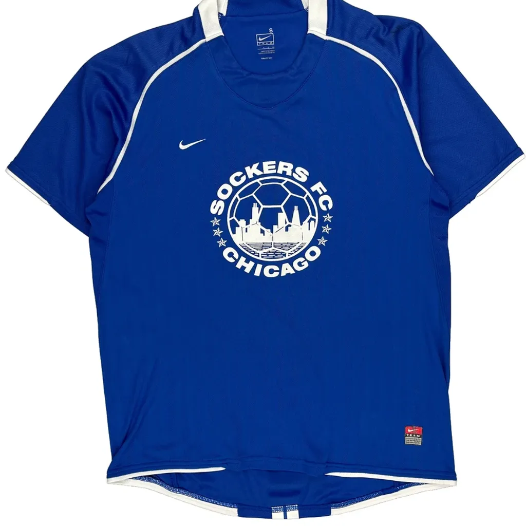 Sockers Fc Chicago Nike Football Jersey - Small Blue Polyester - Image 4