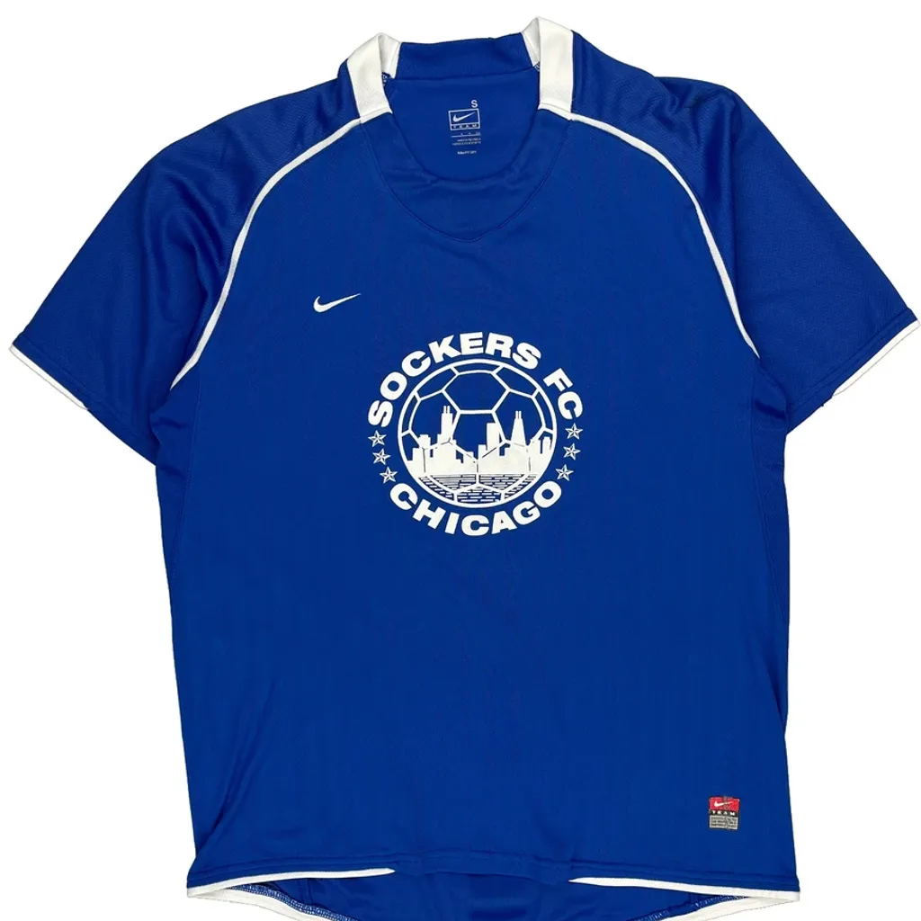 Sockers Fc Chicago Nike Football Jersey - Small Blue Polyester - Image 5