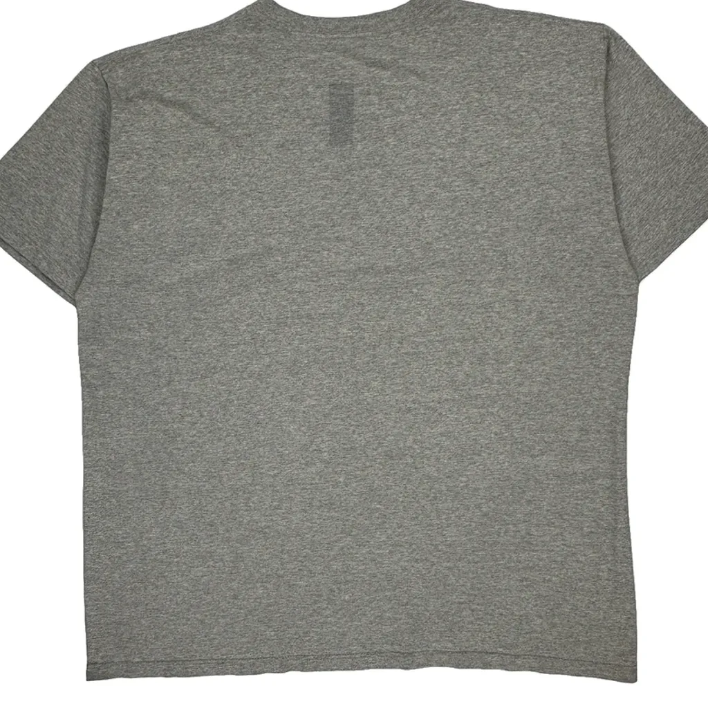 Space Graphic Woolrich Graphic T-Shirt - XL Grey Cotton Blend - Image 7