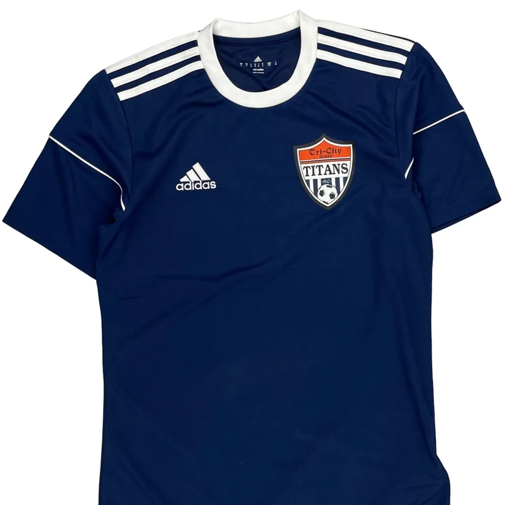 Tri-City Titans Adidas Football Jersey - Small Blue Polyester - Image 5