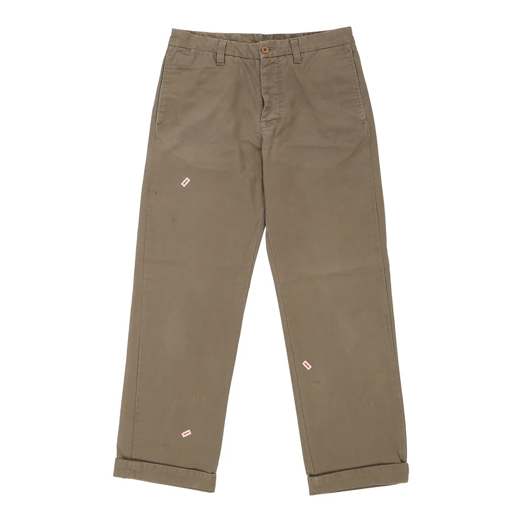 Gas Trousers - 32W 33L Khaki Cotton - Image 4