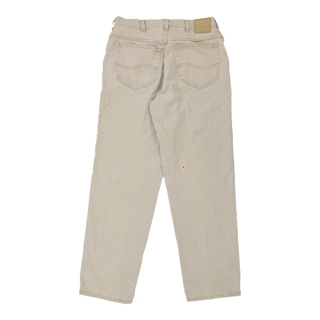 Lee Trousers - 34W 30L Beige Cotton - Image 3
