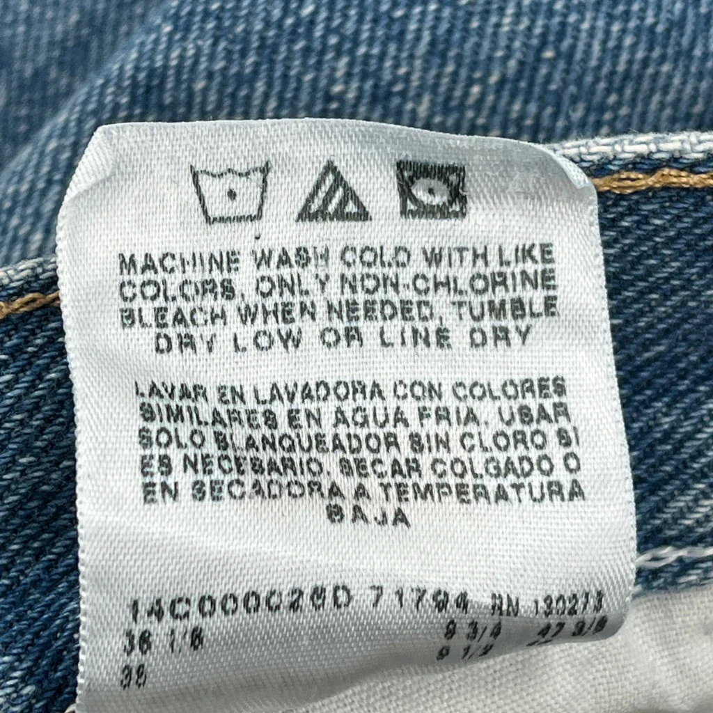 Wrangler Denim Shorts - 34W 9L Blue Cotton - Image 7