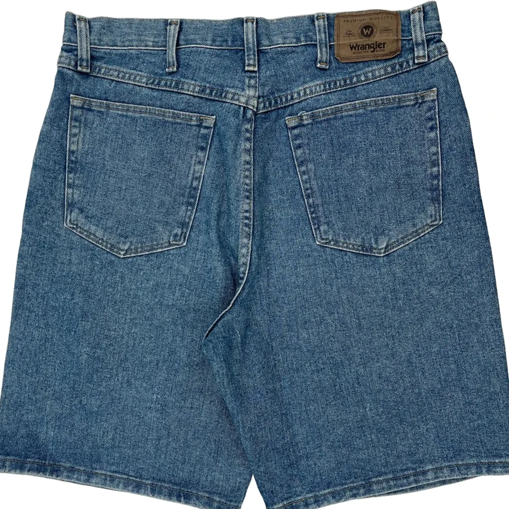 Wrangler Denim Shorts - 34W 9L Blue Cotton - Image 8
