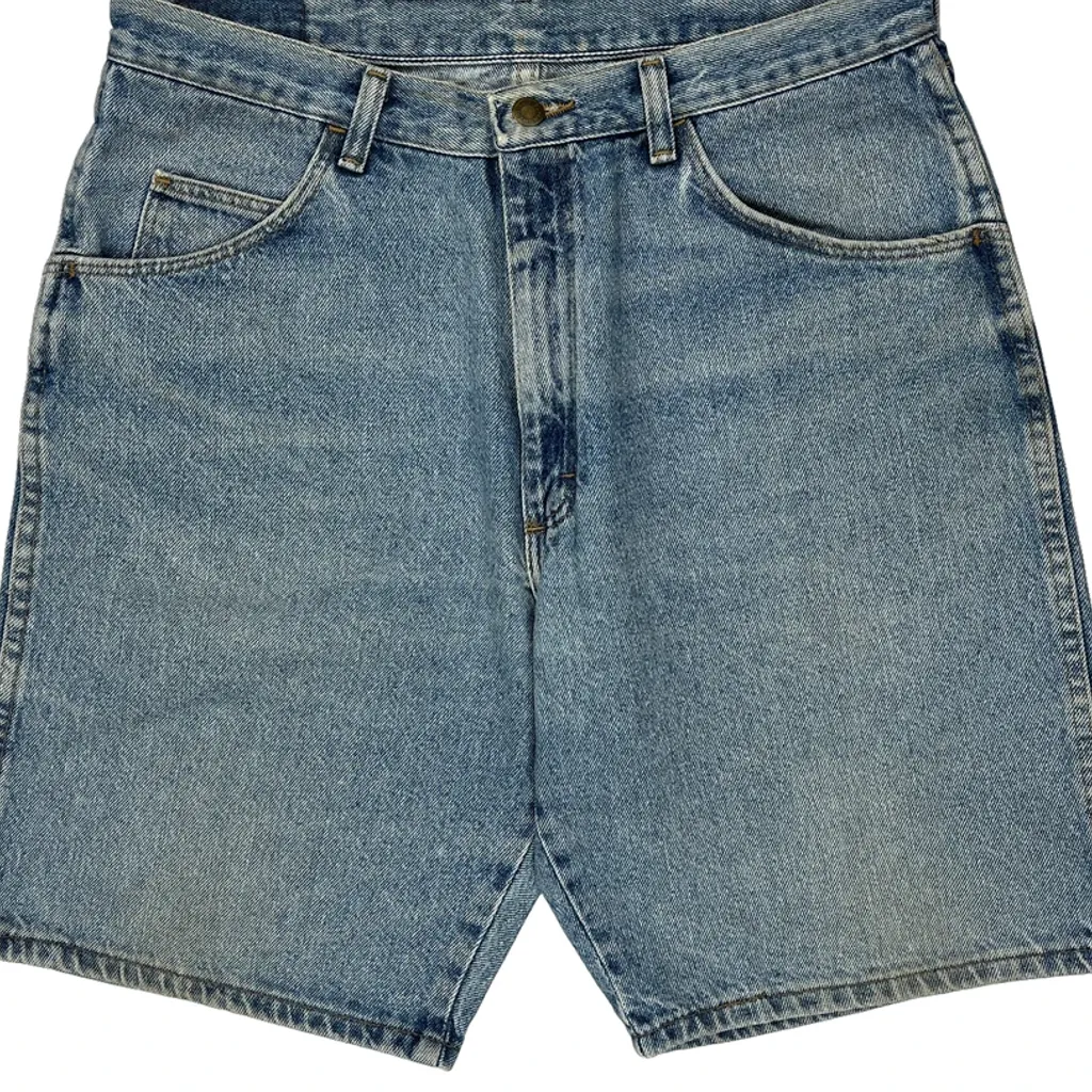 Wrangler Denim Shorts - 34W 10L Light Wash Denim - Image 8